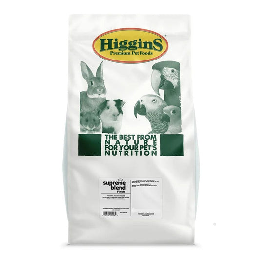 Higgins Supreme Finch Food 50 lbs. Natural Seed Blend for Healthy Birds