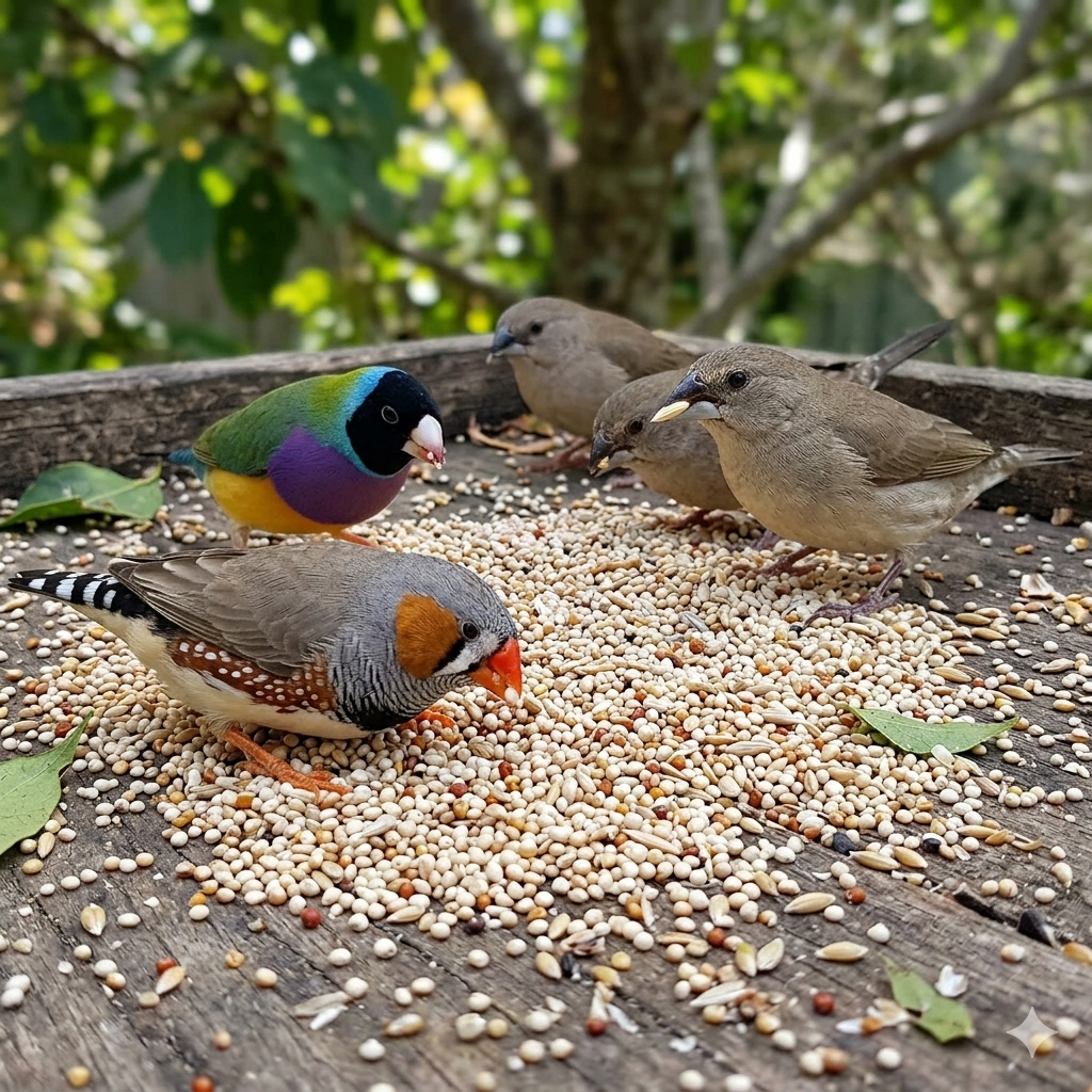Higgins Supreme Finch Food 50 lbs. Natural Seed Blend for Healthy Birds